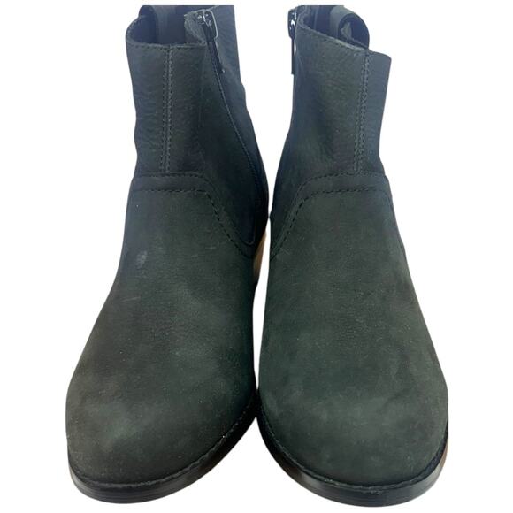 Vionic Roselyn Ankle Boots Women's Size 7 Black Leather Weather Resistant - Picture 4 of 7